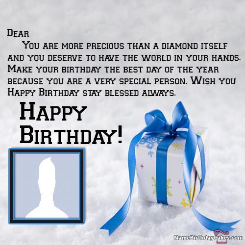 Amazing Gifts Birthday Wishes For Lover With Name & Photo