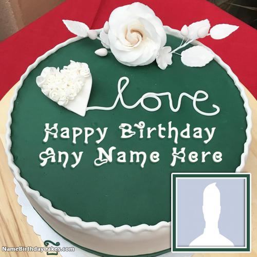 Amazing Ice Cream Cake For Friends Birthday Wish With Name & Photo