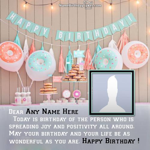 Beautiful Happy Birthday Party For Friends With Name & Photo