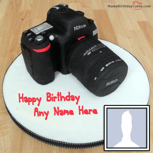 Happy Birthday Cake For Photographer