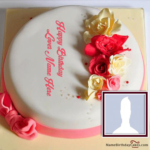 Plain Roses Birthday Cake For Lover