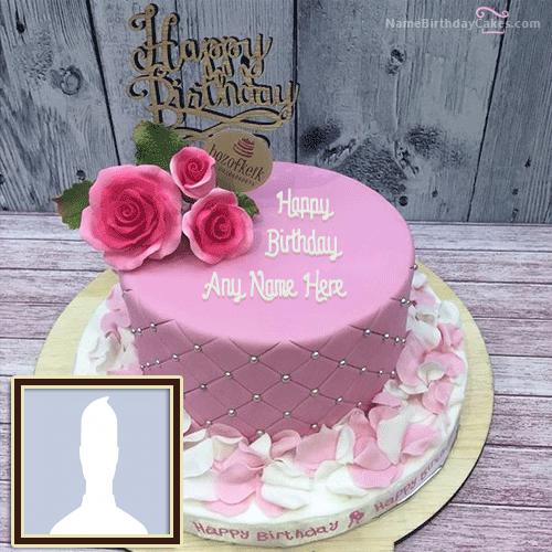 Rose Petals Birthday Cake