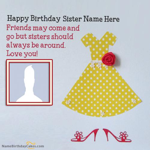 Sweet Sister Birthday Card