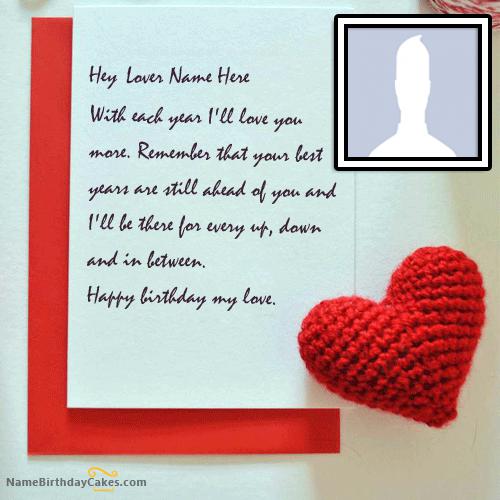 Wish Birthday Card for Lover
