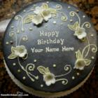 Black German Chocolate Cake For Wife Birthday Wish