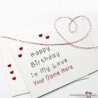 Lovely Happy Birthday Card For Lover
