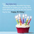 Special Candles Cupcake For Happy Birthday Wish