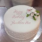 Special Vanilla Cake For Husband Birthday Wish