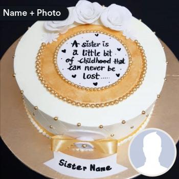 Birthday Cake For Sister