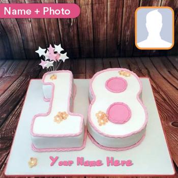 Birthday Cake With Name and Age