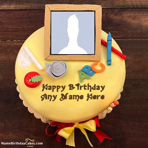 Abc Cakes For Kids Birthday With Name And Photo