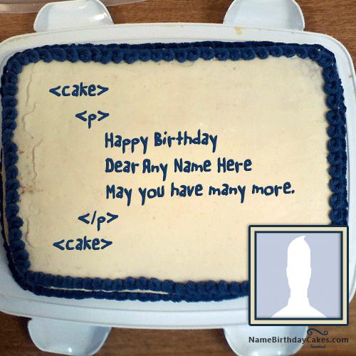 Birthday Cake For Programmer
