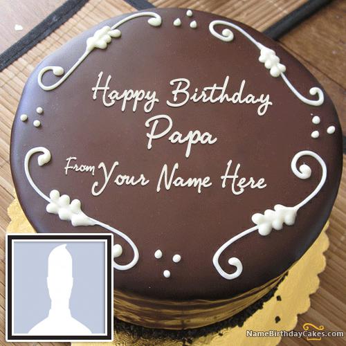 Chocolate Birthday Cake For Father
