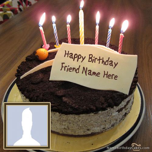 Cute Birthday Cake For Friends