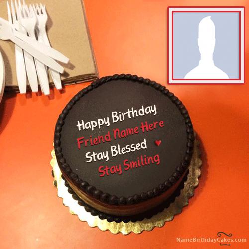 Cute Chocolate Bday Cake