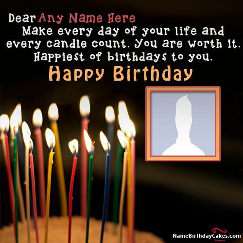Flaming Candles Happy Birthday Wishes