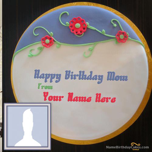Fondant Birthday Cake For Mother