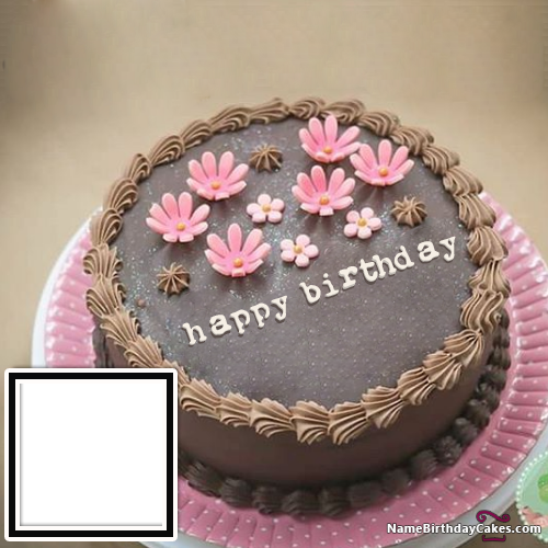 Happy Birthday Cake For Son With Name And Photo Happy birthday chocolate cake with name edit. happy birthday cake for son with name