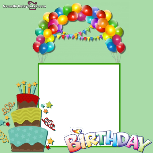 Online Happy Birthday Photo Frame Editor