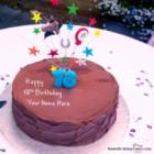 18th Chocolate Birthday Cake