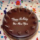 8th Chocolate Birthday Cake