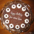 Chocolate Icecream Birthday Cake