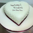 Decent Heart Birthday Cake For Wife