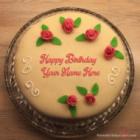 Elegant Happy Birthday Cake For Friend