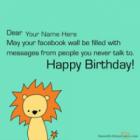 Facebook Funny Birthday Wish