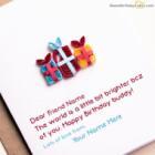 Gifts Birthday Card for Friend