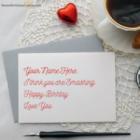 Handmade Birthday Card for Lover