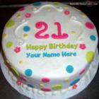 Happy 21st Birthday Cake