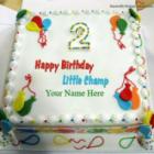 Happy 2nd Birthday Cake