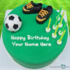 Happy Birthday Cake For Football