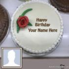 Happy Birthday Rose Cake For Friends