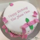 Ice Cream Fondant Cake For Friends Birthday Wish