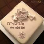 White Rose Cake
