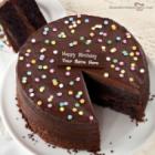 Layered Choclote Birthday Cake For Friends