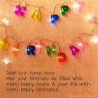 Lights Background Birthday Wishes