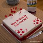 Red 23rd Birthday Cake