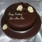 Rose Chocolate Birthday Cake