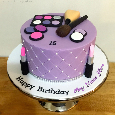  - Personalized Birthday Cake With Name and Photo Birthday Cake For Girls design