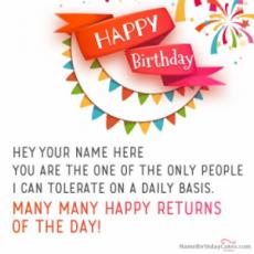 Best Birthday Wish To Friend Funny With Name