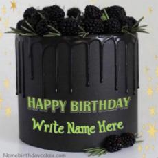 Birthday Cake BlackBerry Happy Birthday Round Cake For Brother With Name