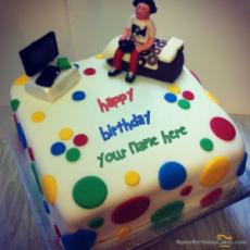 Animated Birthday Cake With Name and Music
