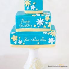 Cool Happy Birthday Cake With Name