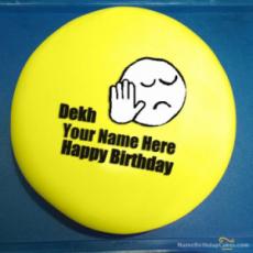 Dekh Bhai Birthday Cake With Name
