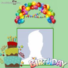 Online Happy Birthday Photo Frame Editor