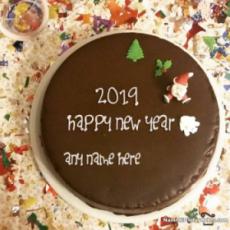 Special Happy New Year Cake 2020 With Name