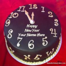 Happy New Year Countdown 2021 Cake With Name